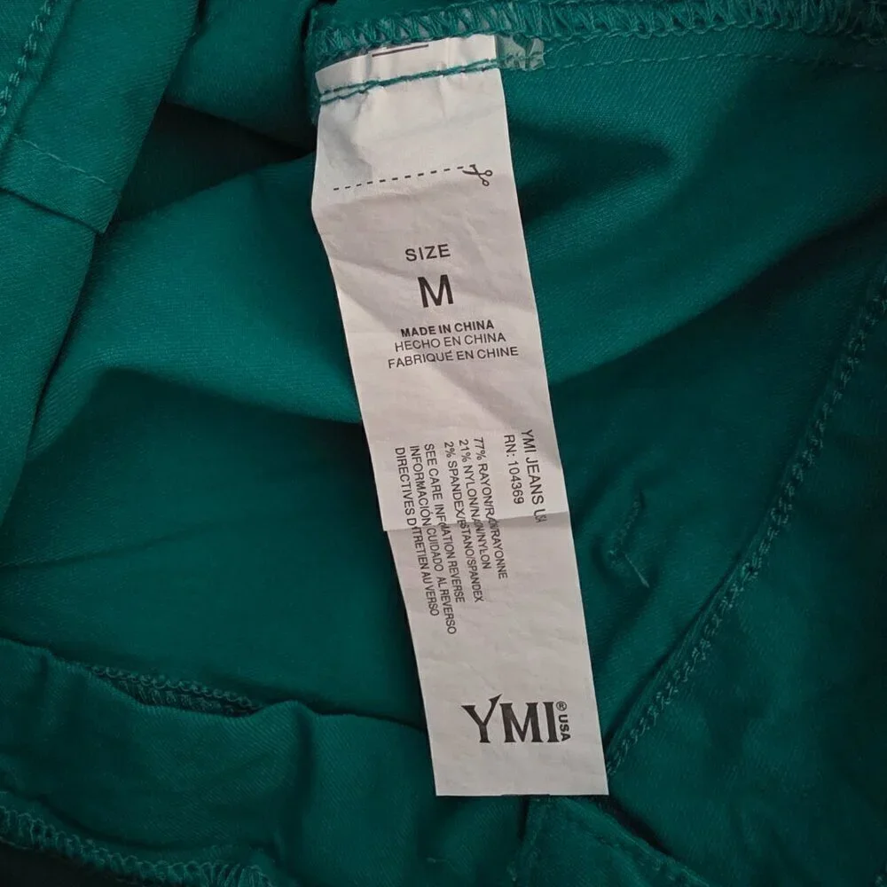 YMI Forever Color Woman's Shorts Atlantis (green) NWT Medium